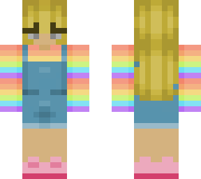 rainbow (blonde hair, girl)