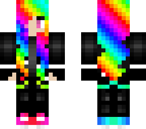 rainbow girl