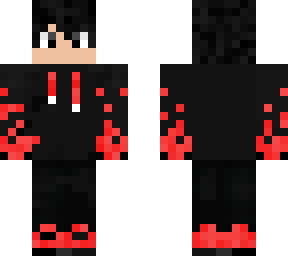 red and black