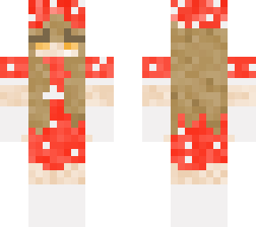 red mushroom girl