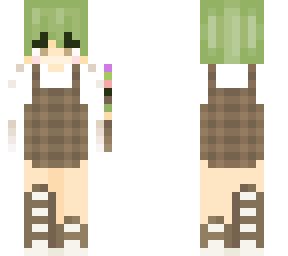removed back hair and finished the overalls