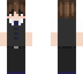 vest and dress shirt male