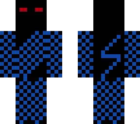 black & blue demon