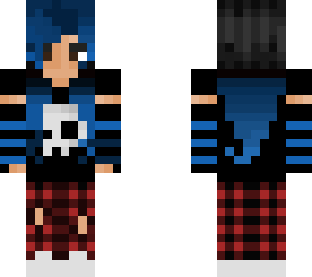 blue skull boy