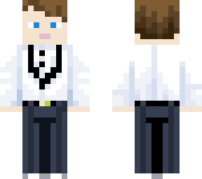 boy in white suit