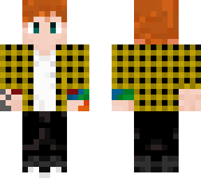 ed sheeran - yellow checked shirt