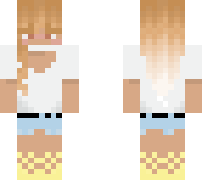 girl dressed in ripped jean shorts and cute t-shirt