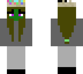 girl zombie with command crown
