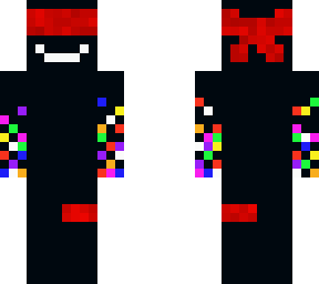 glitchy version of my mc skin