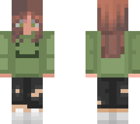 green smile sweater