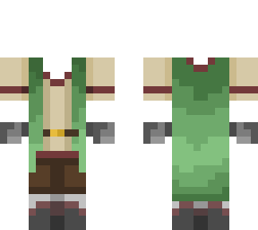 green tunic