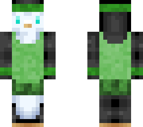green workout penguin