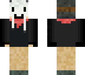 me in minecraft with a mask i guess but inproved