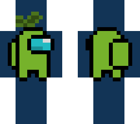 my among us charecter ~ lime