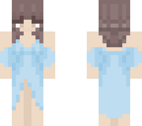 pastel blue dress