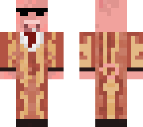 pig in bacon suit