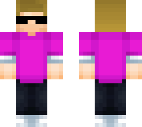 purple shirt