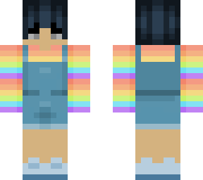 rainbow (black hair, boy)