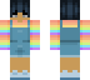 rainbow (black hair, boy) 2