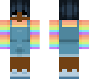 rainbow (black hair, boy) 3