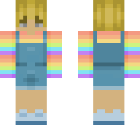 rainbow (blonde hair, boy)
