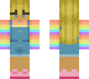 rainbow (blonde hair, girl) 2