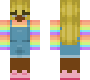 rainbow (blonde hair, girl) 3