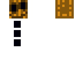 snow golem (pumpkin is 2nd layer)