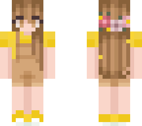 yellow overalls