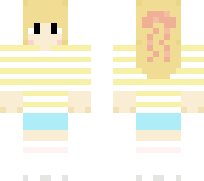 yellow striped shirt :] // pink bow <33 // plenda