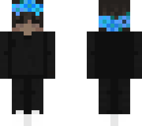 aqua flower crown boy