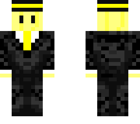 basiclly a banana in a suit with a hat