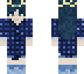 blue girl