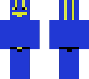 blue man in underwear