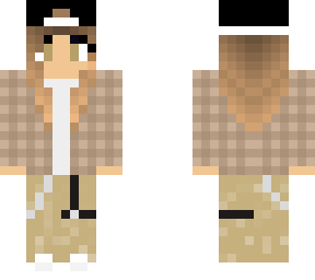 brown flannel