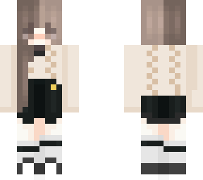 brown hair girl in comfy clothing