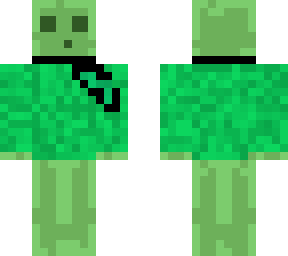 cold slime with a sweater and scarf