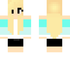 cool girl wow blu and withe