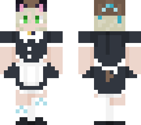 cream cat maid