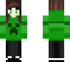 creeper hoodie girl