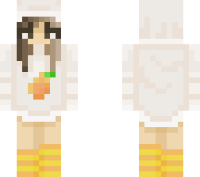 cute girl with carrot hoodie <3