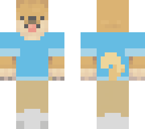 doggy with a blue shirt :3