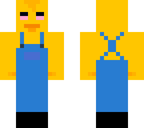 duck in overalls
