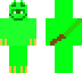 foggy with emerald sword on back