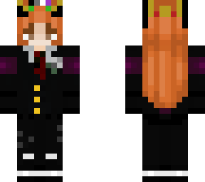 ginger tux with crown