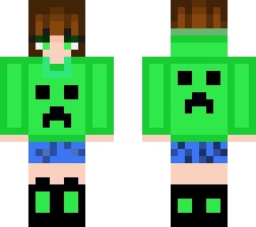 girl in creeper hood