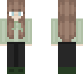 green hoodie
