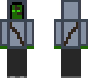 green man in hoodie