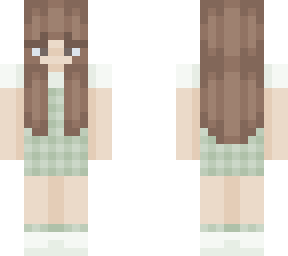 green plaid dress