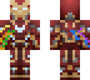 iron man with the infinity stones